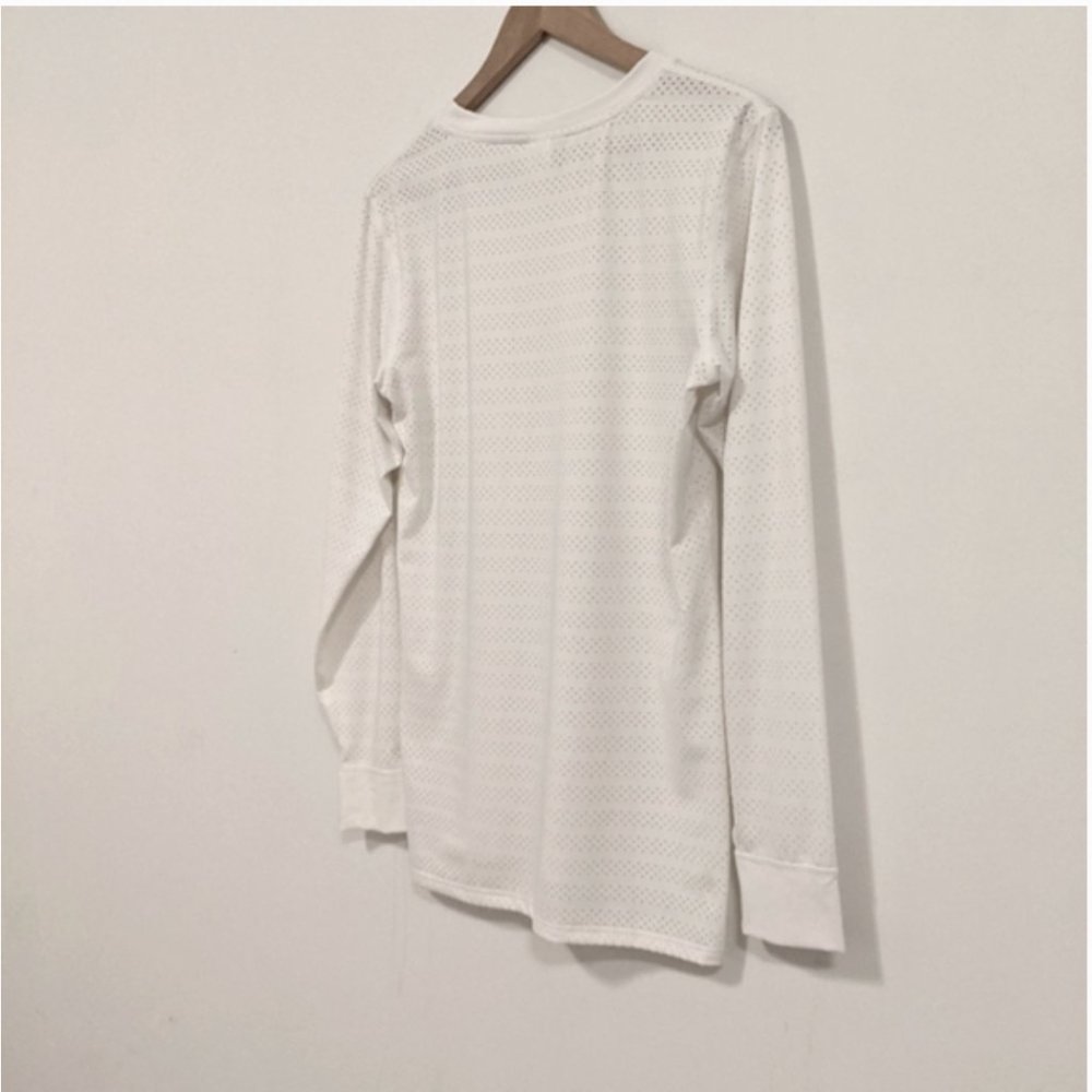 Zyia Active White Perforated Chill Long Sleeve Top S - Picture 12 of 14